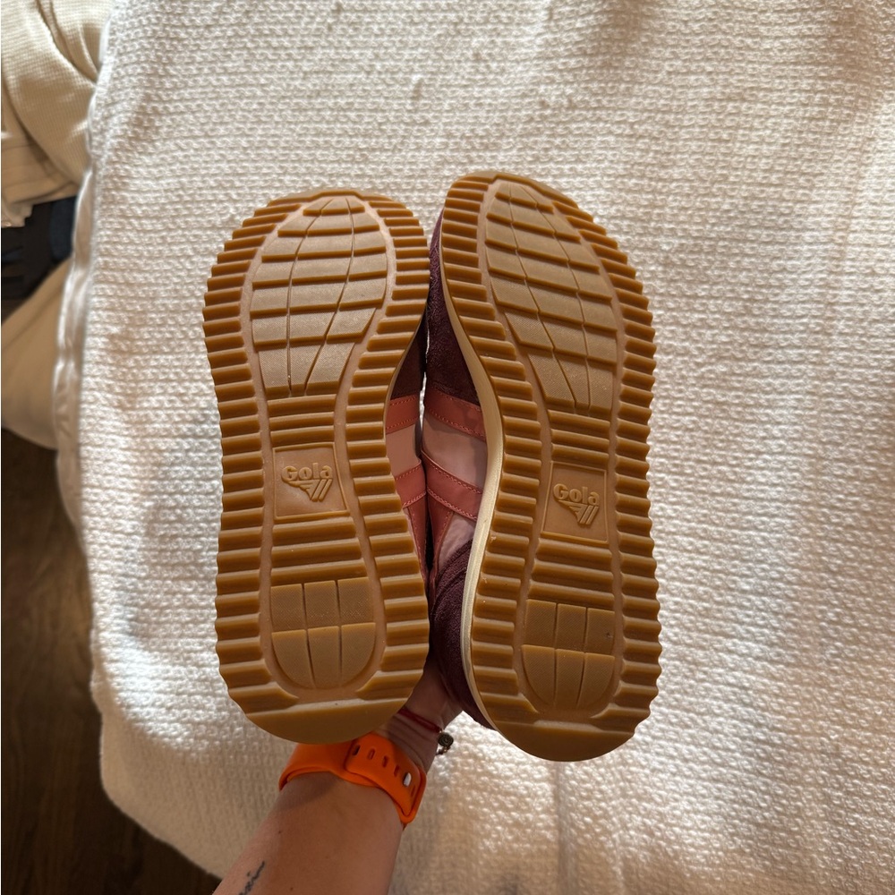 Gola Pink and Burgundy Sneakers - Picture 4 of 5